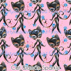 Cat Woman Sparkle - Fabric