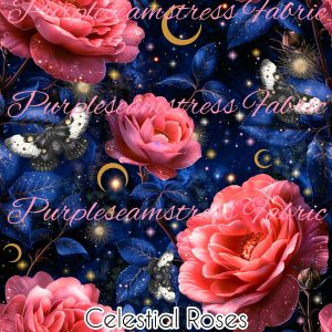 Celestial Roses - Fabric