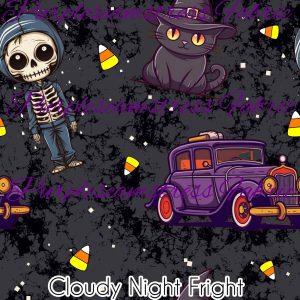 Cloudy Night Fright - Fabric