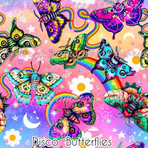 Disco Butterflies - Fabric