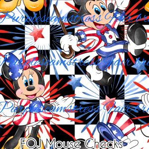 FOJ Mouse Checks - Fabric