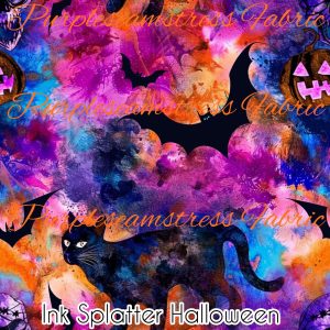 Ink Splatter Halloween - Fabric