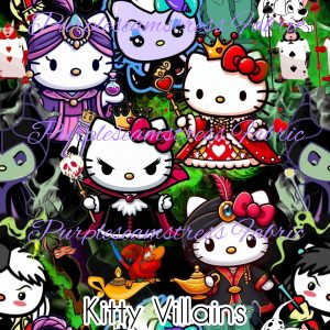 Kitty Villains - Fabric
