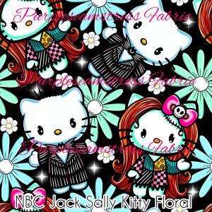 NBC Jack Sally Kitty Floral - Fabric