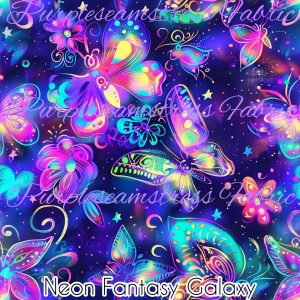 Neon Fantasy Galaxy - Fabric