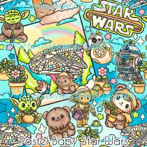 Pastel Baby Star Wars - Fabric