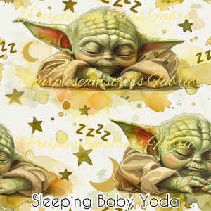 Sleeping Baby Yoda - Fabric