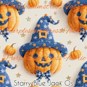 Starry Blue Jack Os - Fabric