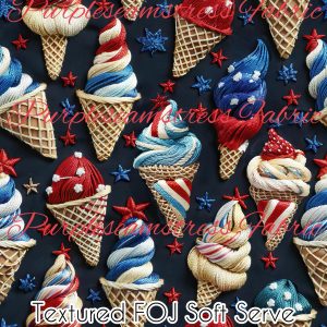 Textured FOJ Soft Serve - Fabric