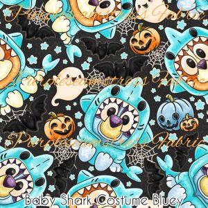 Baby Shark Costume Bluey - Fabric