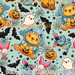 Baby Shark Costume Pooh - Fabric