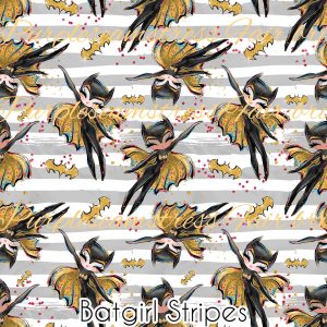 Batgirl Stripes - Fabric