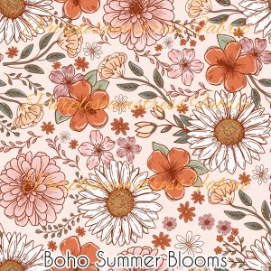 Boho Summer Blooms - Fabric