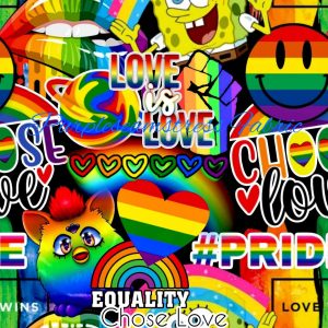 Choose Love - Fabric