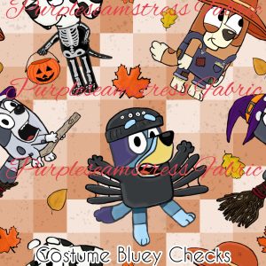 Costume Bluey Checks - Fabric