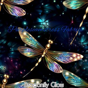 Dragonfly Glow - Fabric
