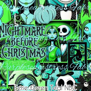 Eerie Green Teal NBC - Fabric
