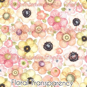 Floral Transparency - Fabric