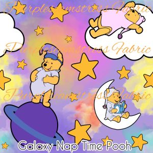 Galaxy Naptime Pooh - Fabric