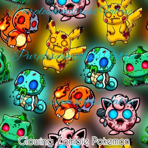 Glowing Zombie Pokemon - Fabric