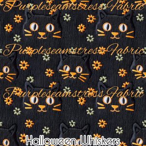 Halloween Whiskers - Fabric