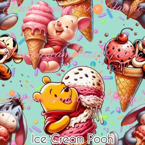 Ice Cream Pooh - Fabric