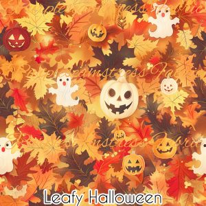 Leafy Halloween - Fabric