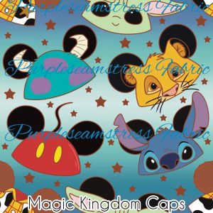 Magic Kingdom Caps - Fabric