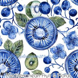 Mediterranean Fruit & Floral - Fabric