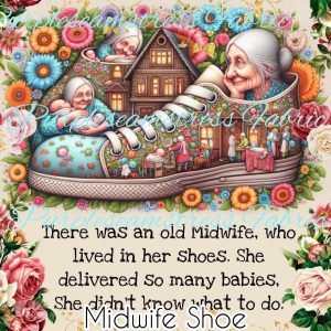 Midwife Shoe - Fabric