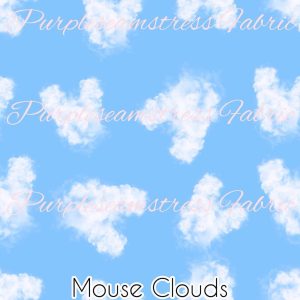 Mouse Clouds - Fabric