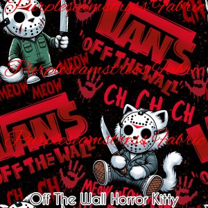 Off The Wall Horror Kitty - Fabric