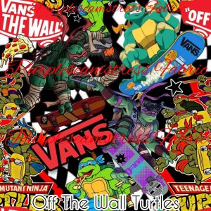 Off The Wall Turtles - Fabric