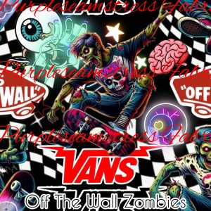 Off The Wall Zombies - Fabric