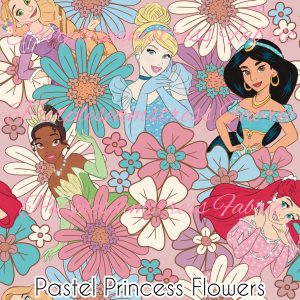 Pastel Princess Flowers - Fabric