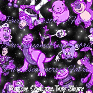 Purple Galaxy Toy Story - Fabric