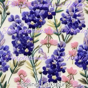 Spring Larkspur - Fabric