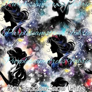 Star Shadow Snow White - Fabric