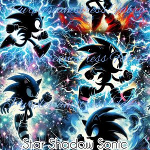 Star Shadow Hedgehog - Fabric
