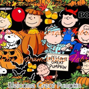 Welcome Great Pumpkin - Fabric