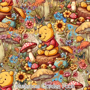 Cottage Mushroom Pooh - Fabric