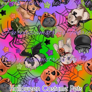 Neon Halloween Costume Pets - Fabric