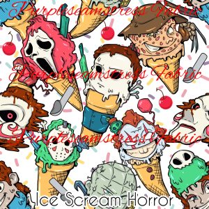 Ice Cream Horror - Fabric