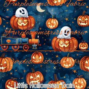 Little Halloween Train - Fabric