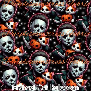 Michael Cat Halloween - Fabric