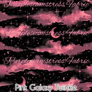 Pink Galaxy Twinkle - Fabric