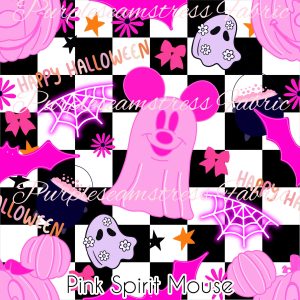 Pink Spirit Mouse - Fabric