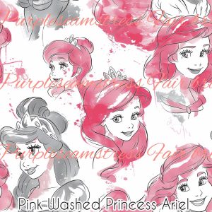 Pink Washed Ariel - Fabric
