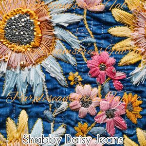 Shabby Daisy Jeans - Fabric