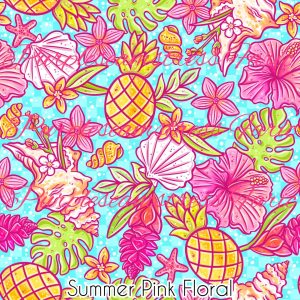Tropical Pink Floral - Fabric